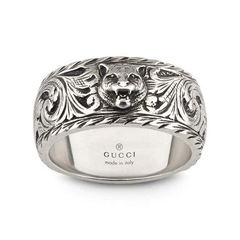 bague gucci homme argent|Gucci .